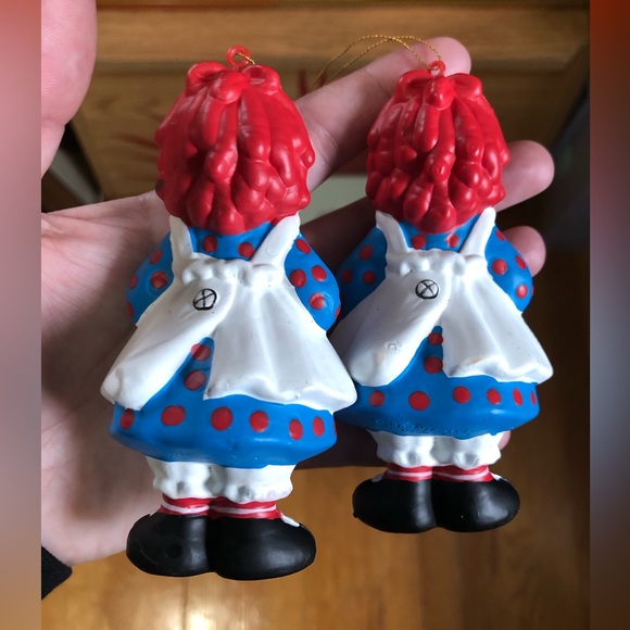 Bundle of (2) Vintage 1992 Raggedy Ann Ornaments - Picture 2 of 9